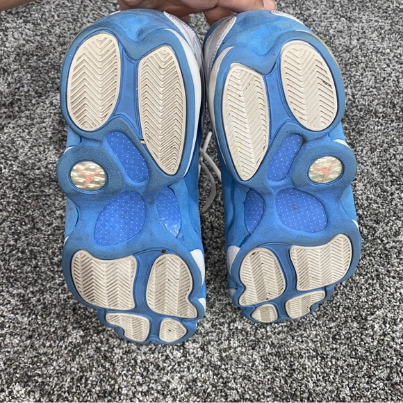Authentic Limited Edition white with baby blue Jordan 13’s - RARE color! - Picture 7 of 11